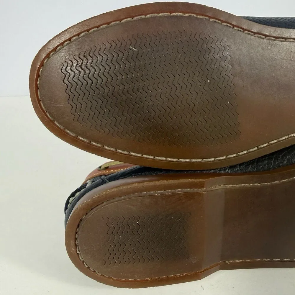 Dooney & Bourke Vintage Regatta Leather Boat Shoes Size 11.5 (?)